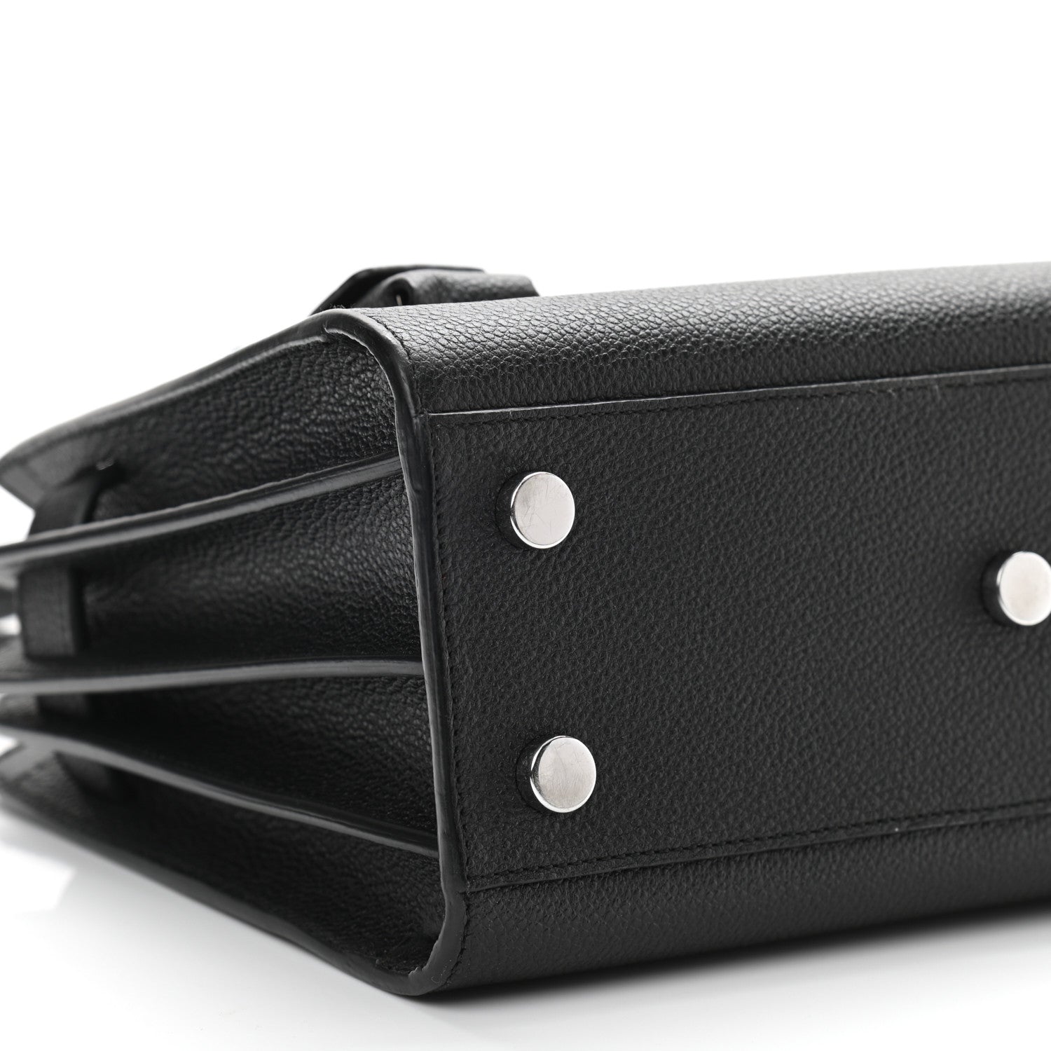 Saint Laurent Grained Calfskin Nano Sac De Jour Black 9 of 11