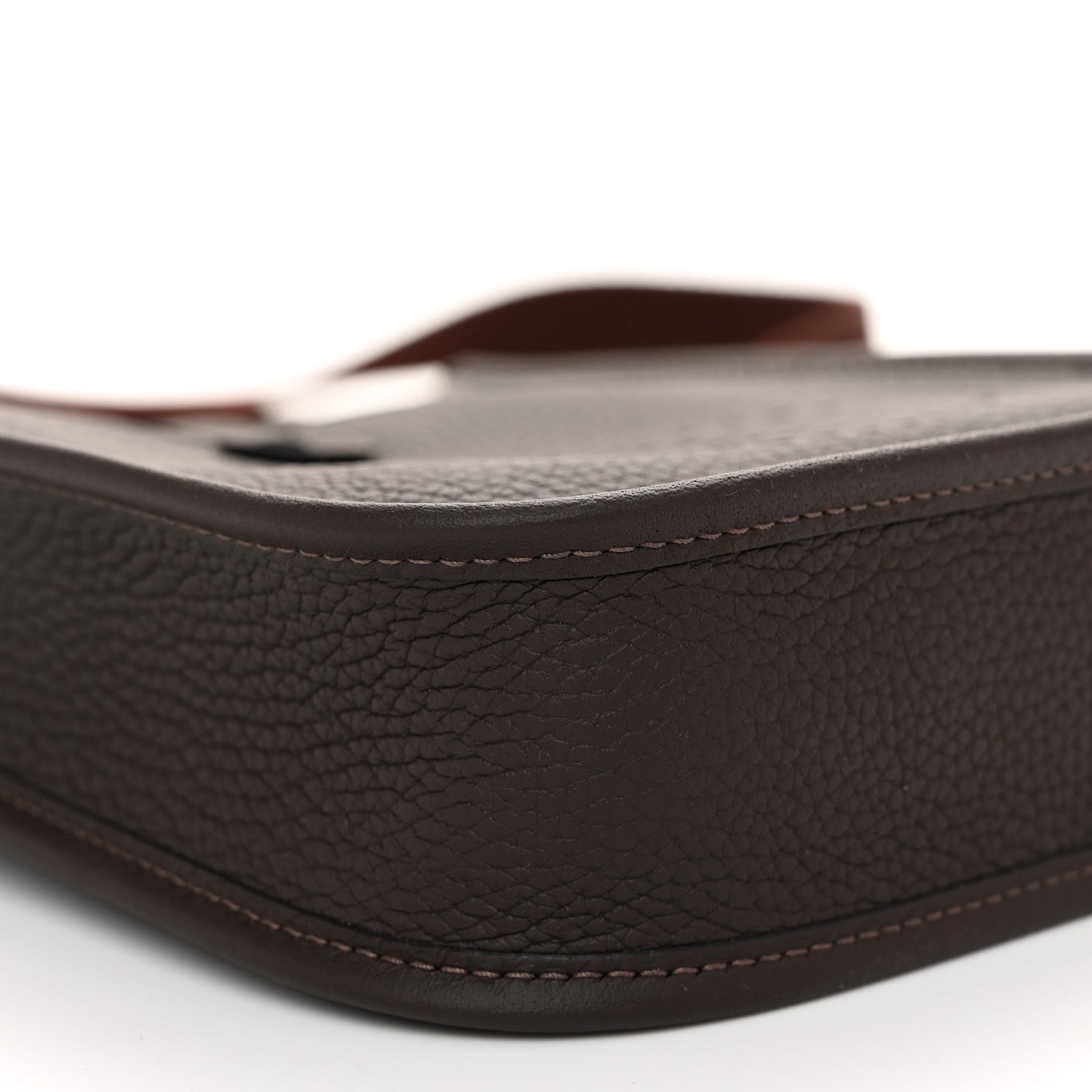 Hermes Taurillon Clemence Amazone Evelyne TPM Macassar Havane 10 of 11