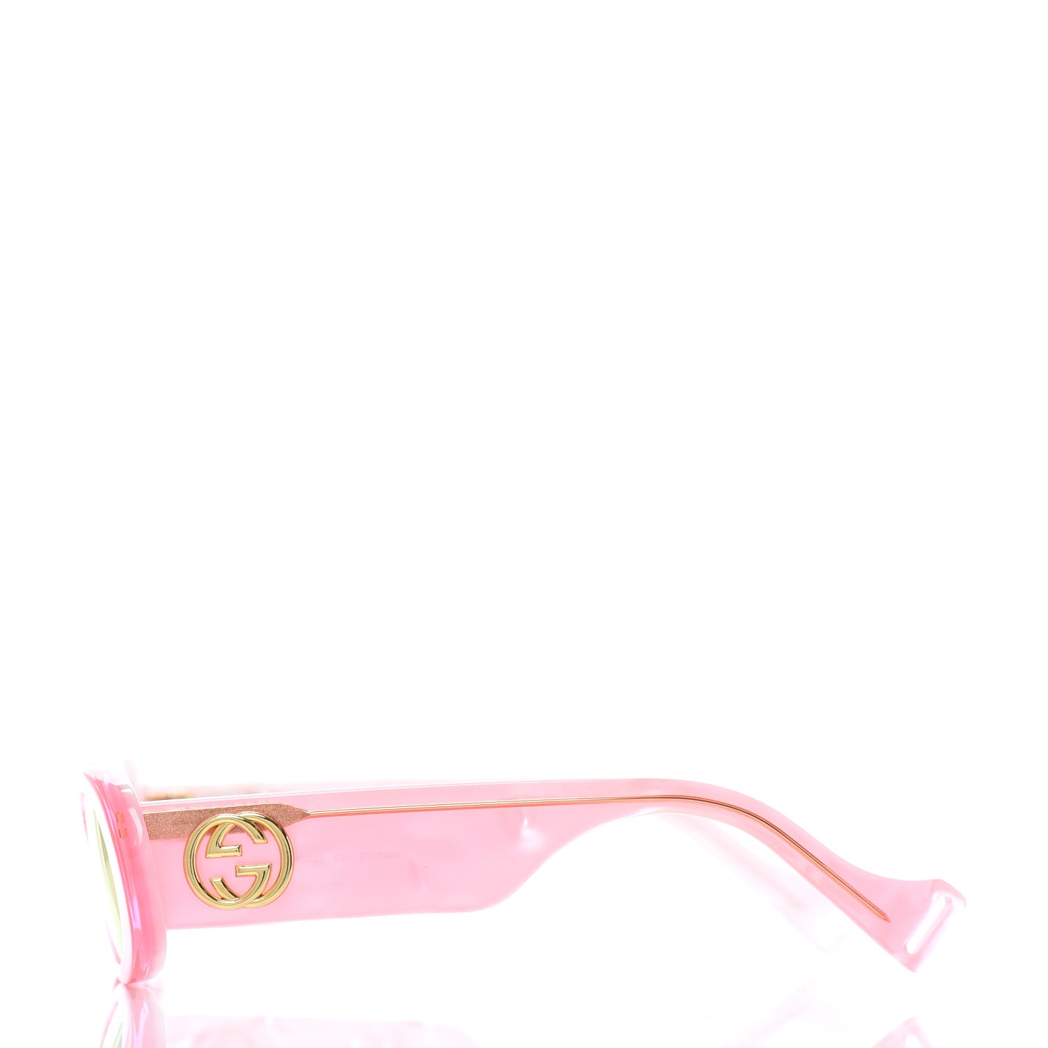 Gucci Acetate Oval Sunglasses GG0517S Pink 3 of 7