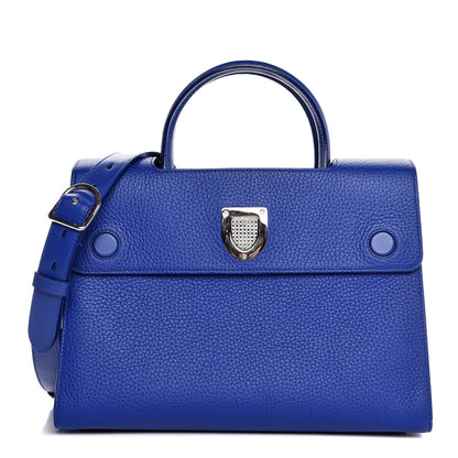 Christian Dior Bullcalf Medium Diorever Flap Yves Klein Blue 1 of 8