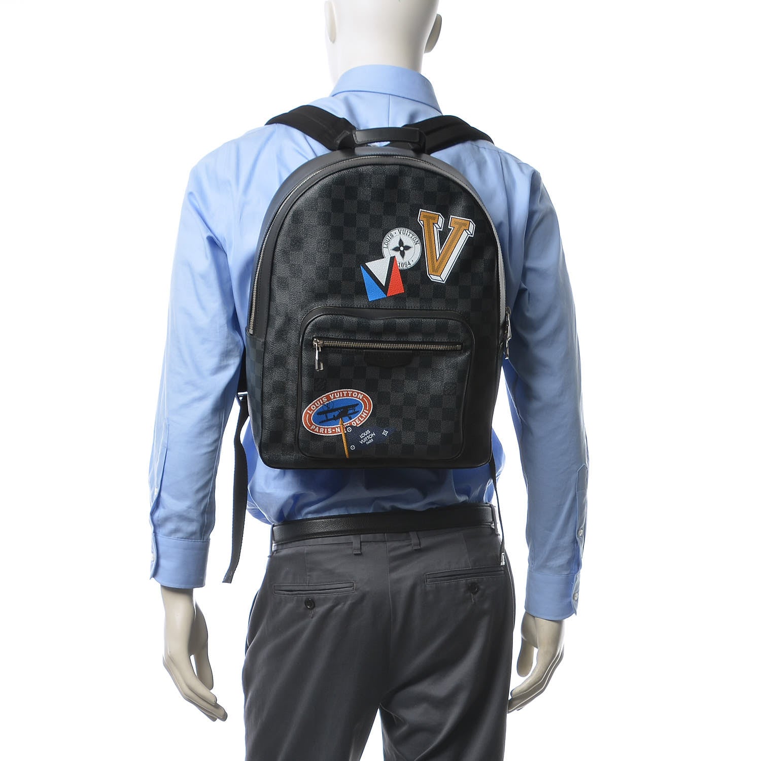 Louis Vuitton Damier Graphite My LV World Tour Josh Backpack 2 of 10