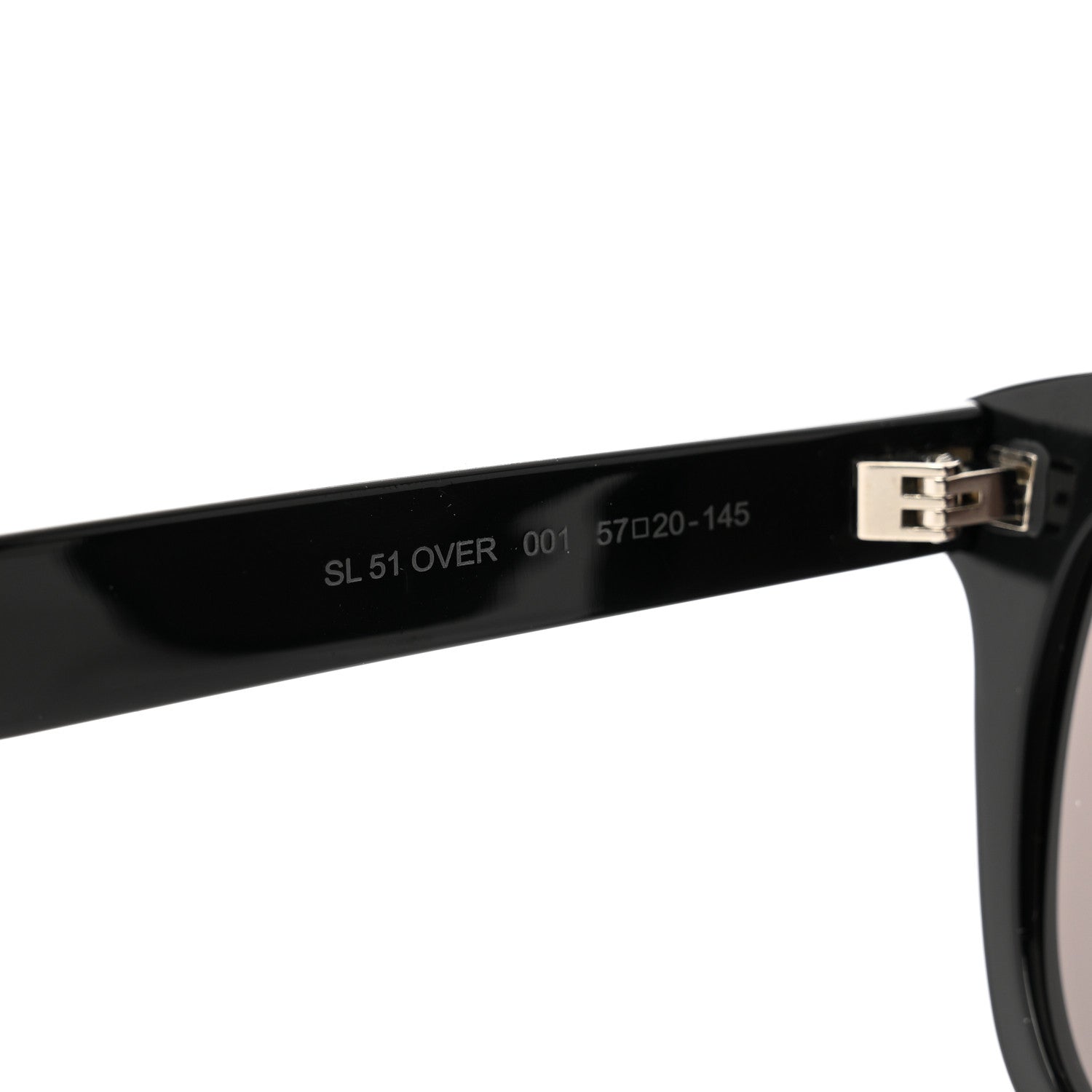 Saint Laurent Acetate Square Sunglasses SL 51 Black 5 of 8