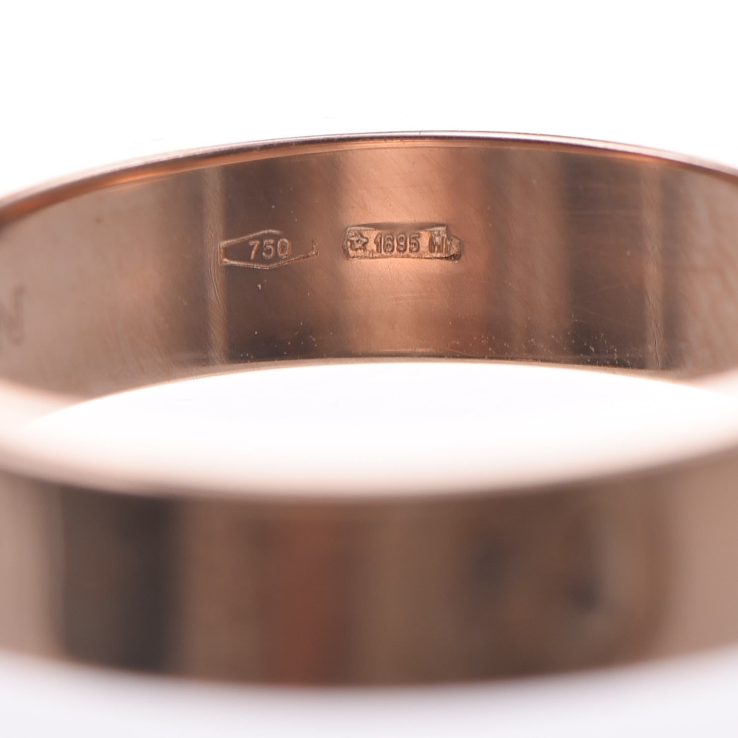 Gucci 18K Yellow Gold 4mm Icon Thin Band Ring 49 4.75 3 of 5