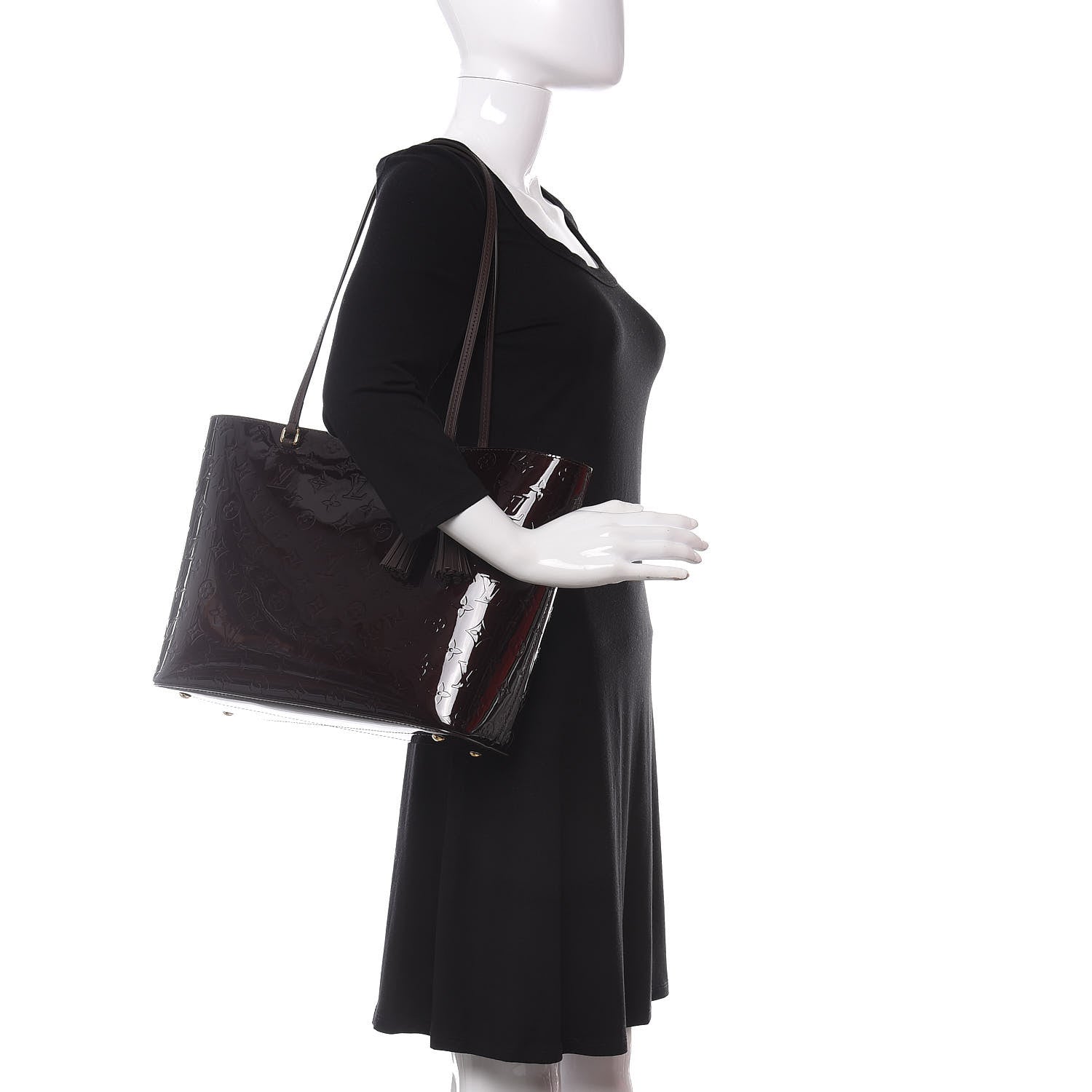 Louis Vuitton Vernis Long Beach MM Amarante 2 of 10