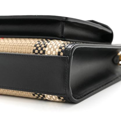 Burberry Calfskin Check Mini Pocket Bag Black 9 of 11