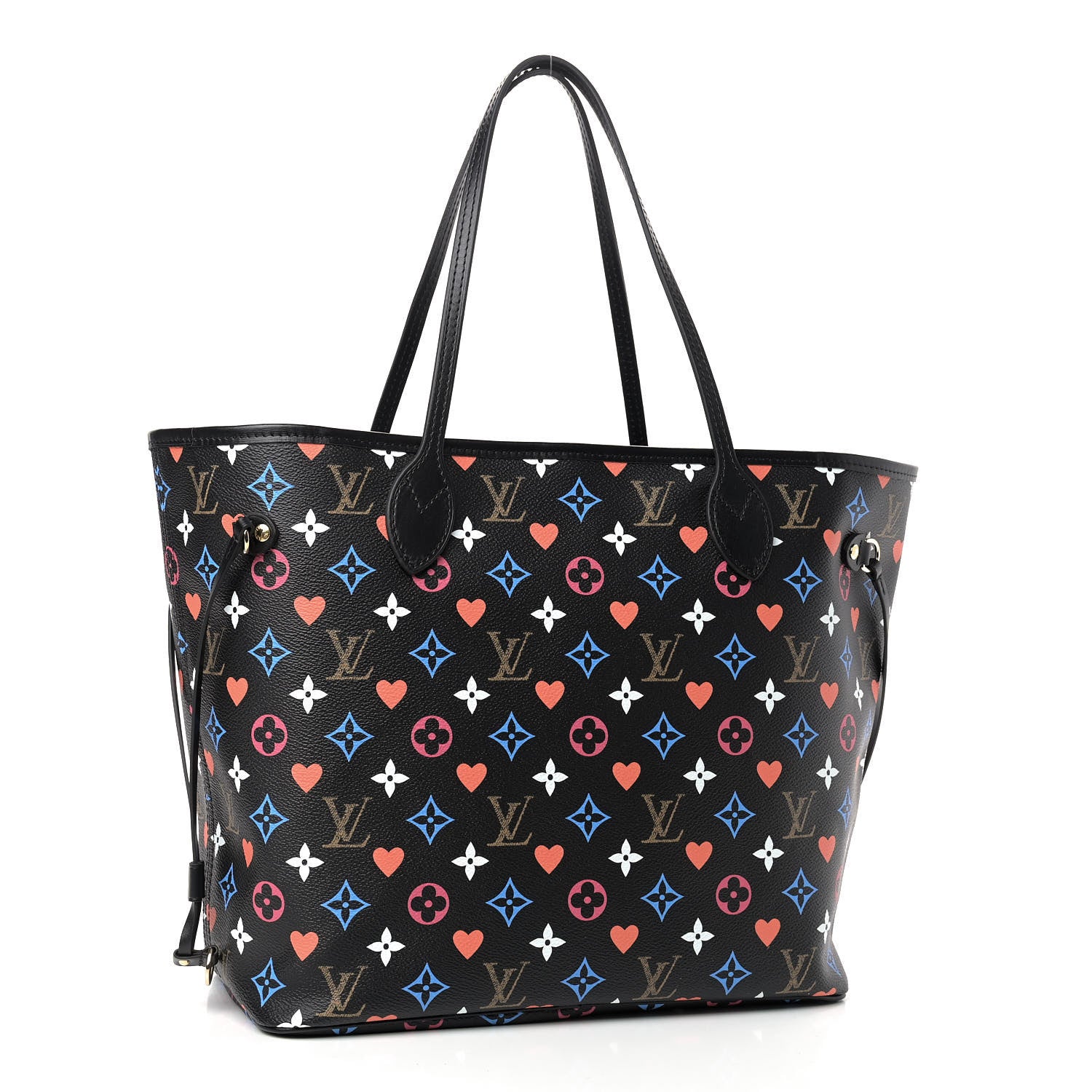 Louis Vuitton Game On Neverfull MM Black 3 of 9