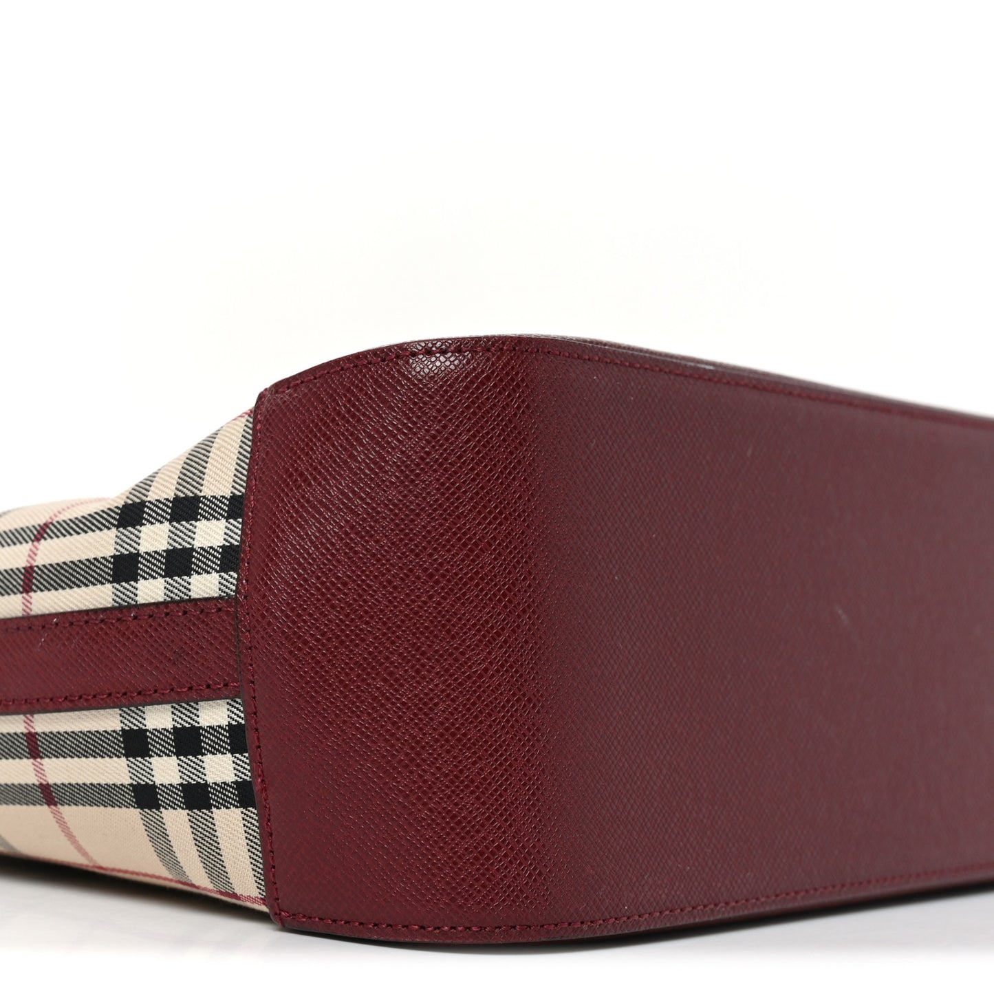 Canvas House Check Small Tote Red