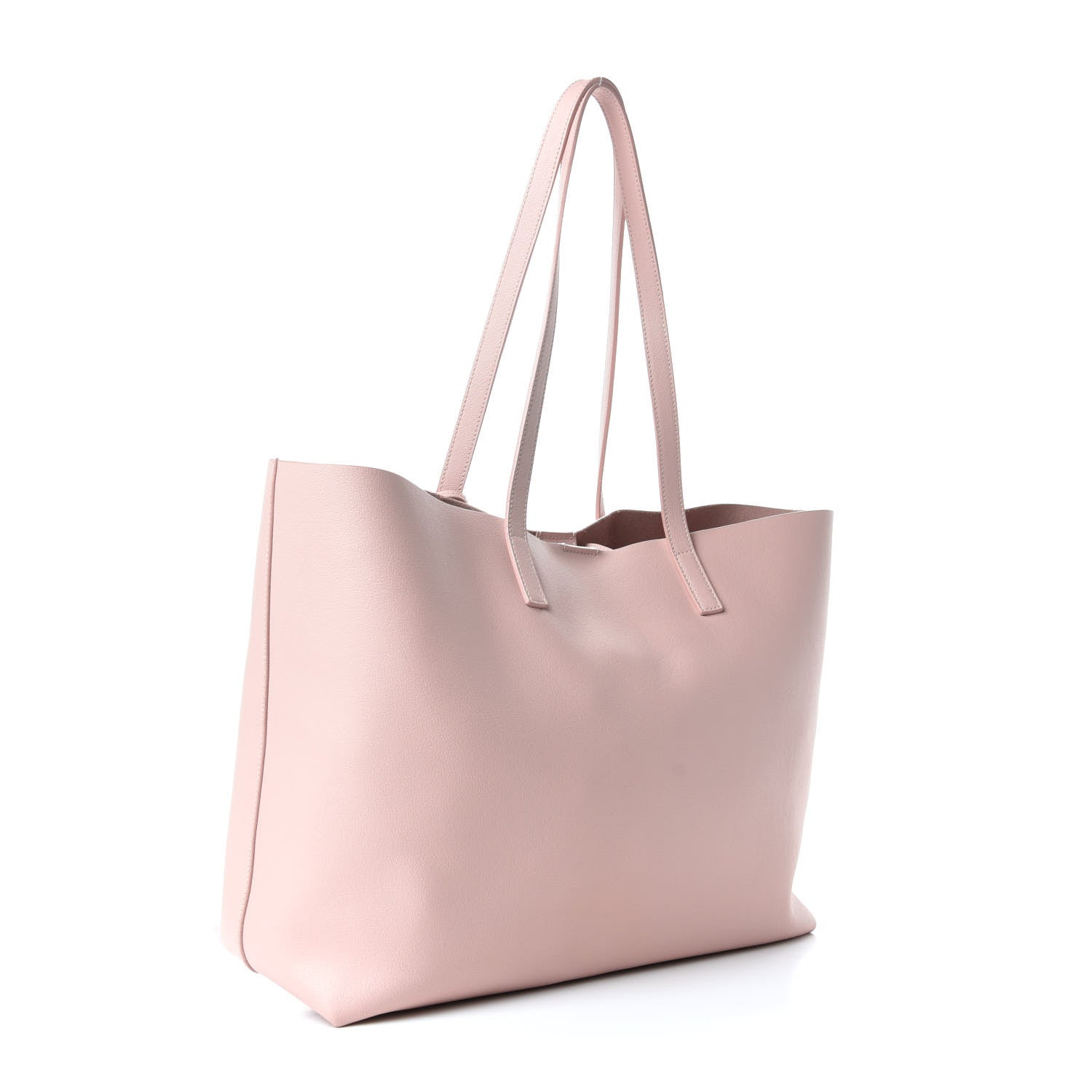 Saint Laurent Calfskin Large Shopping Tote Pale Blush 3 of 9