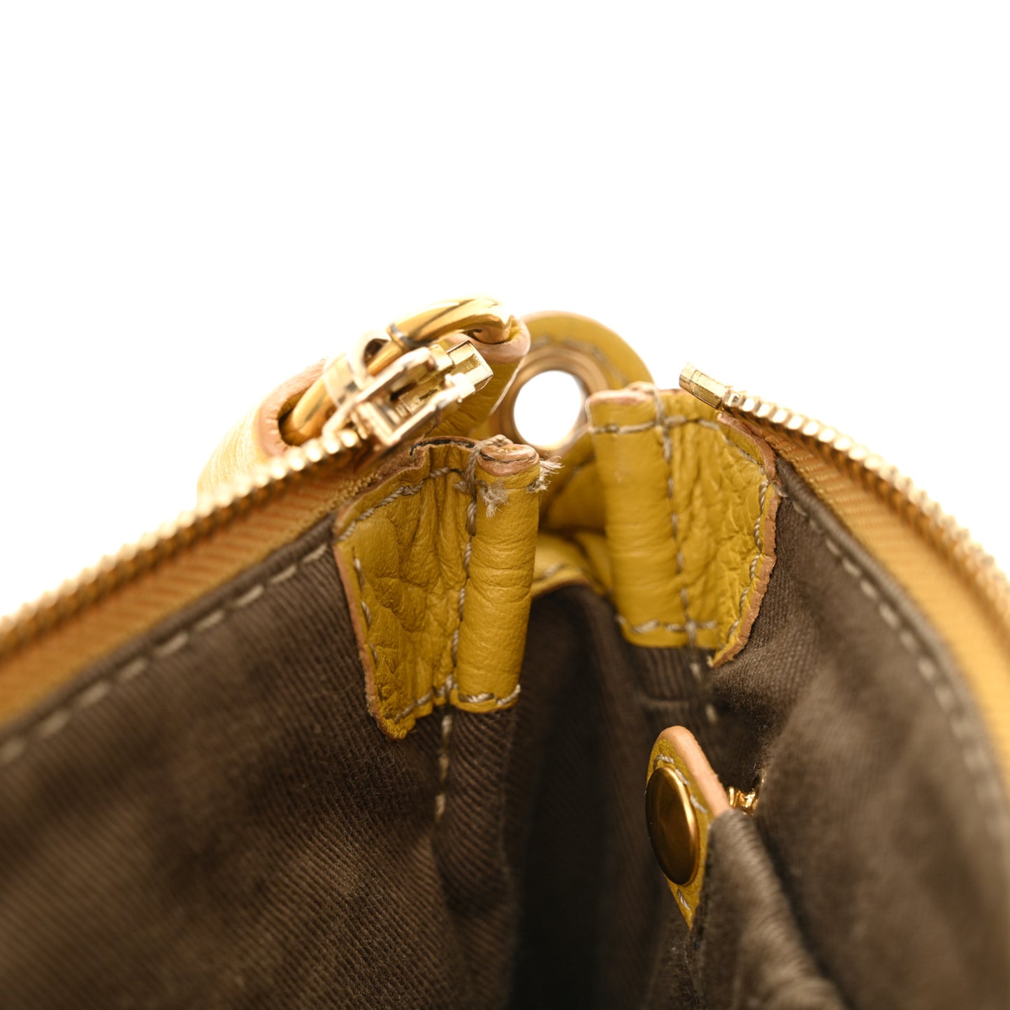 Calfskin Mini Marcie Satchel Citrus Grove