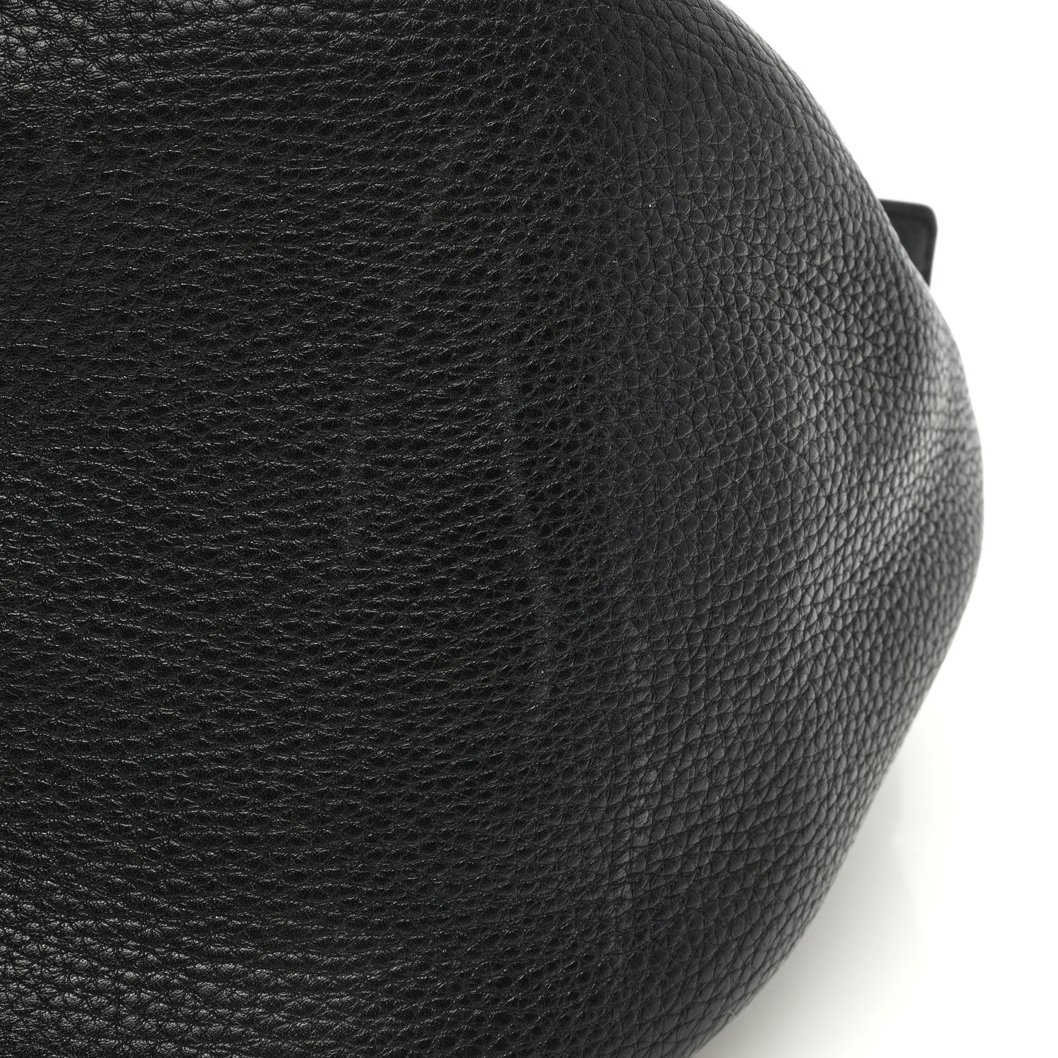 The Row Grained Calfskin Large Slouchy Banana Bag Black 10 of 10