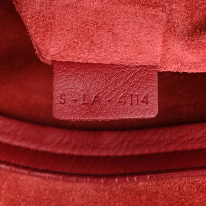 Celine Baby Grained Calfskin Medium Phantom Luggage Carmin 6 of 20