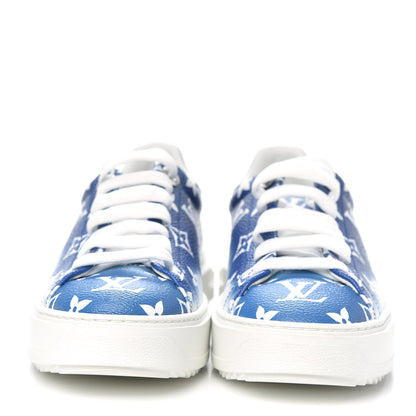Louis Vuitton Monogram Escale Time Out Sneakers 36 Blue 2 of 8