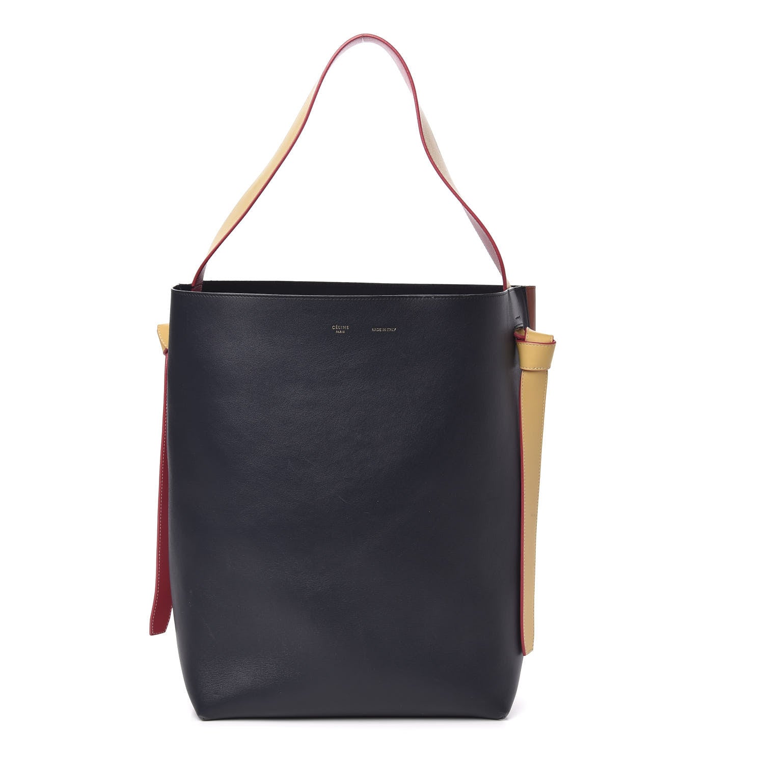 Celine Shiny Smooth Calfskin Small Twisted Cabas Black Light Copper 3 of 12