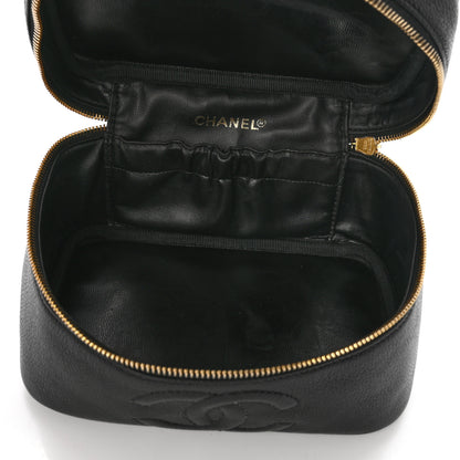 Chanel Caviar Vanity Cosmetic Case Black 4 of 6