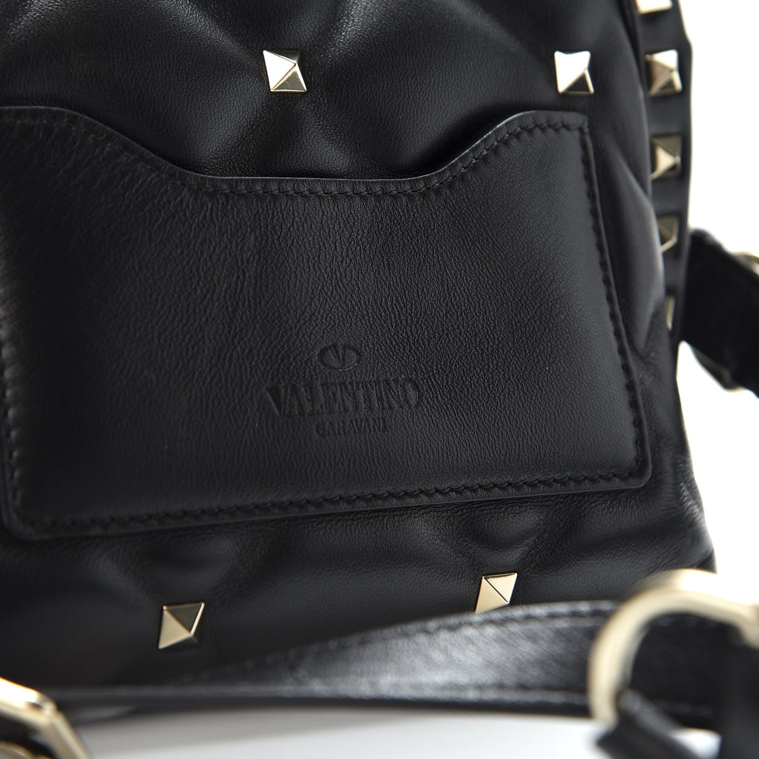Valentino Garavani Nappa Mini Candystud Top Handle Bag Black 8 of 9