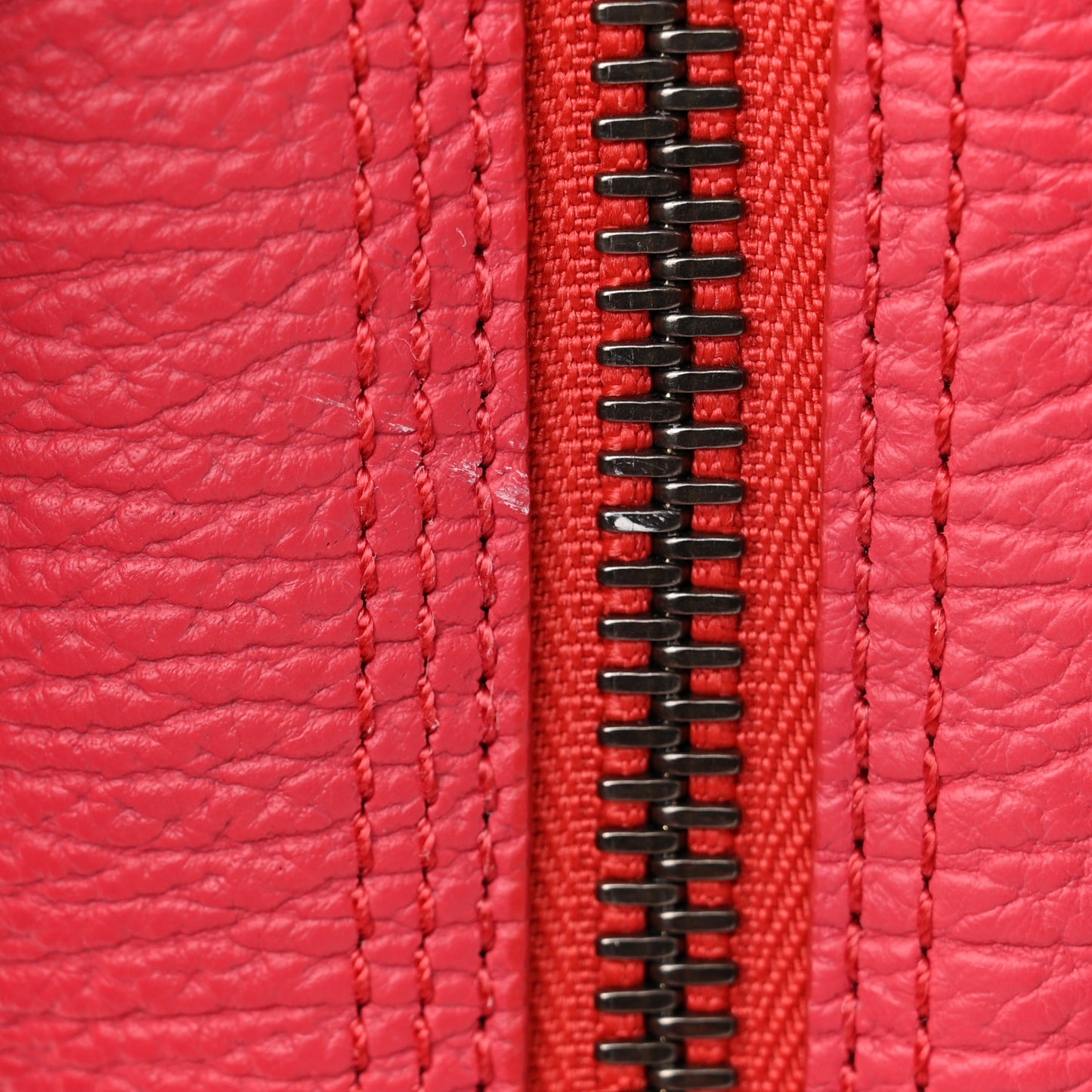 Textured Calfskin Mini Pashli Satchel Bright Fuchsia