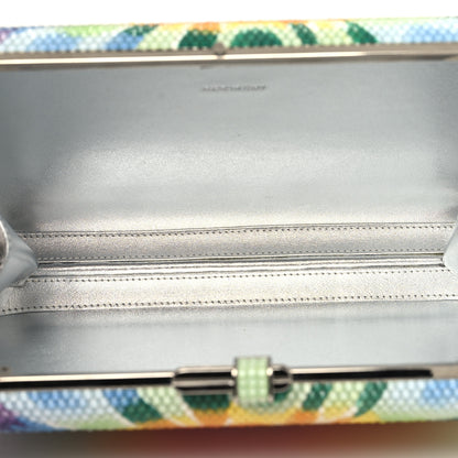 Judith Leiber Swarovski Crystal Slim Slide Jerry Tie Dye Minaudiere Clutch Multicolor 5 of 10