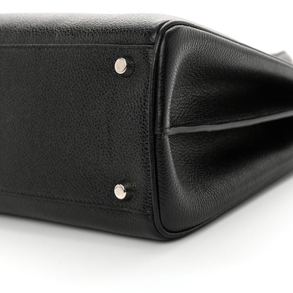 Gucci Grainy Calfskin Medium Zumi Top Handle Bag Black 10 of 10