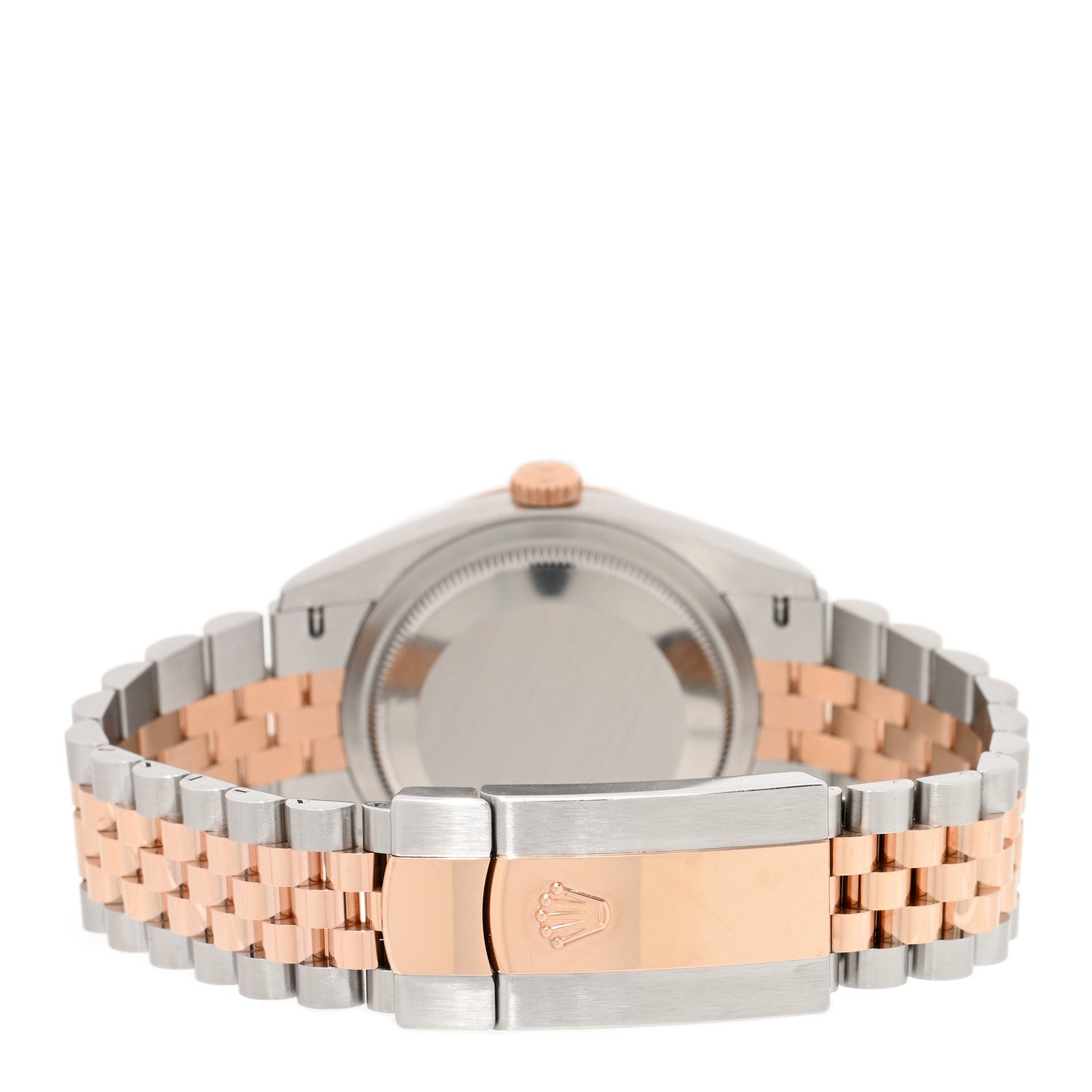 Rolex Stainless Steel 18K Everose Gold Diamond 36mm Oyster Perpetual Datejust Watch Rose Roman 126231 3 of 5