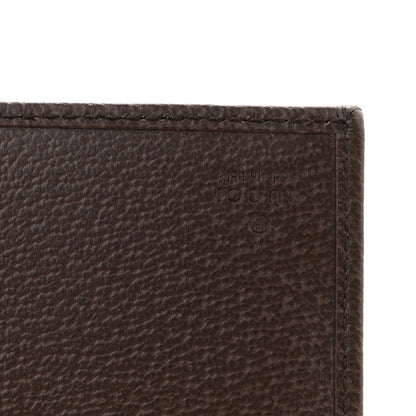 Gucci GG Supreme Monogram Web Passport Case Beige Brown 7 of 8