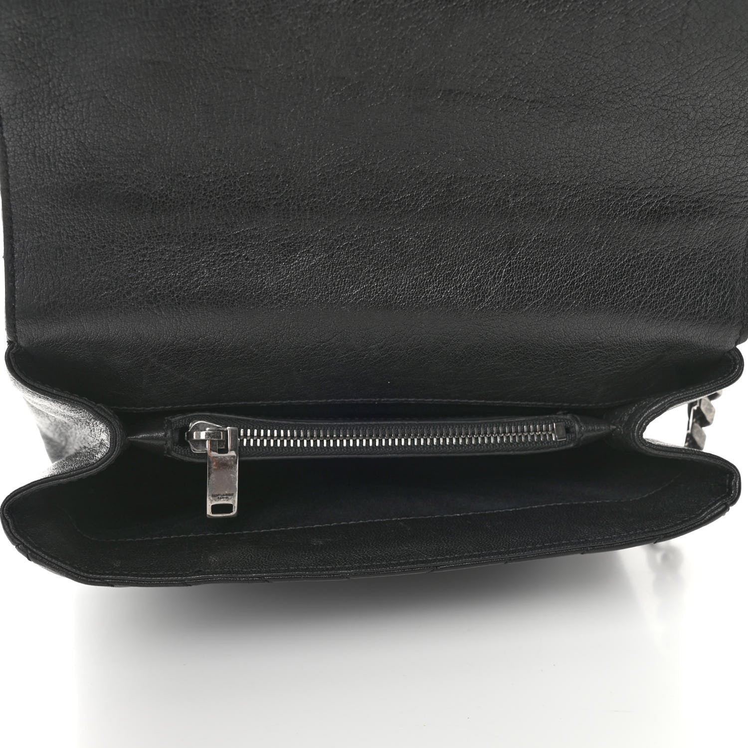 Saint Laurent Matelasse Chevron Monogram Medium College Bag Black 4 of 4