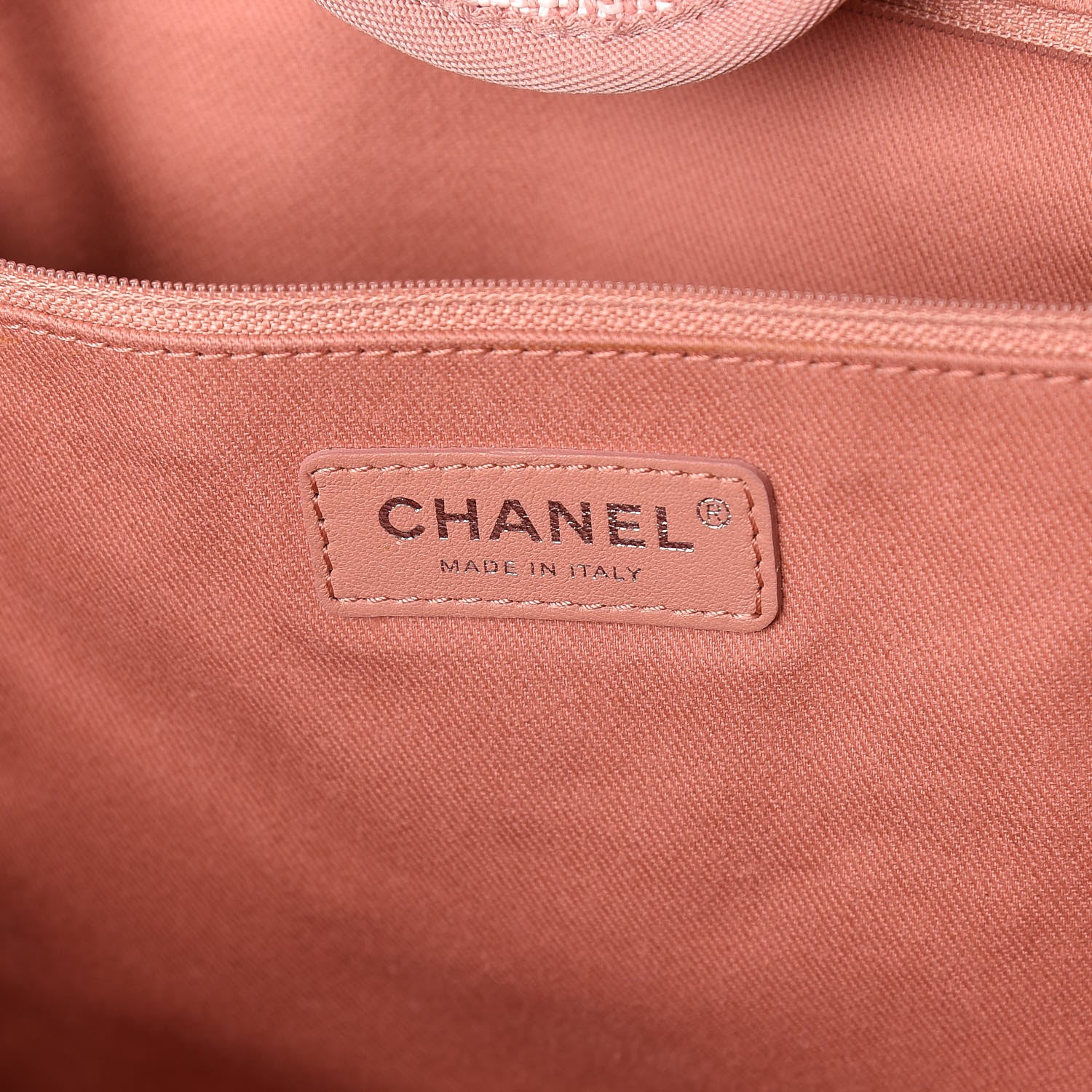 Chanel Canvas Large Deauville Tote Pink 6 of 10