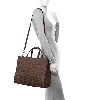 Telfar Monogram Jacquard Medium Shopping Bag Tan 2 of 10