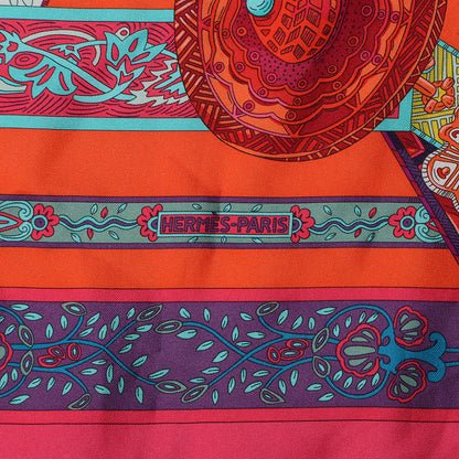 Hermes Silk Le Songe De La Licorne Scarf 90 3 of 6
