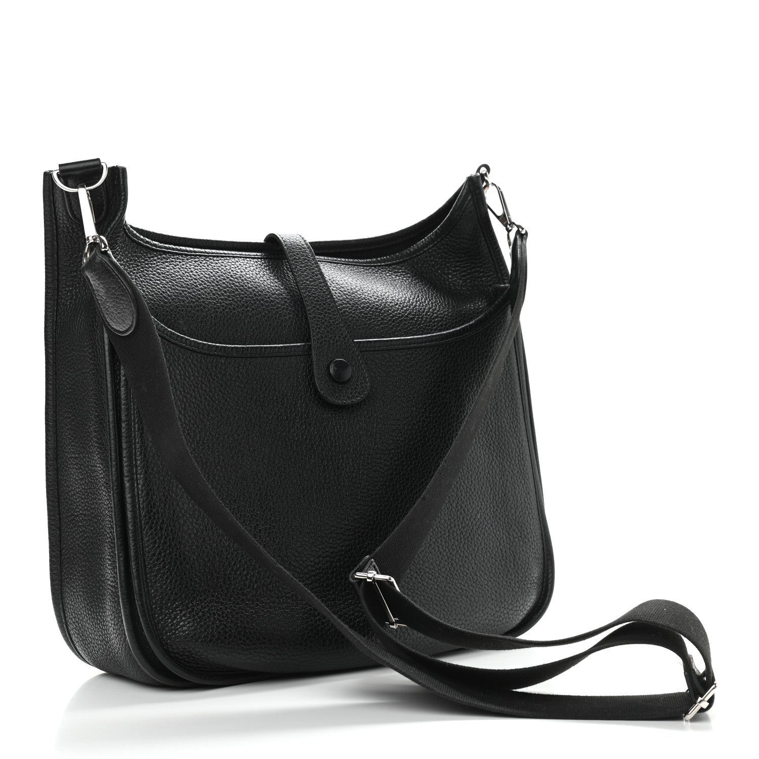 Hermes Taurillon Clemence Evelyne III GM Black 3 of 9