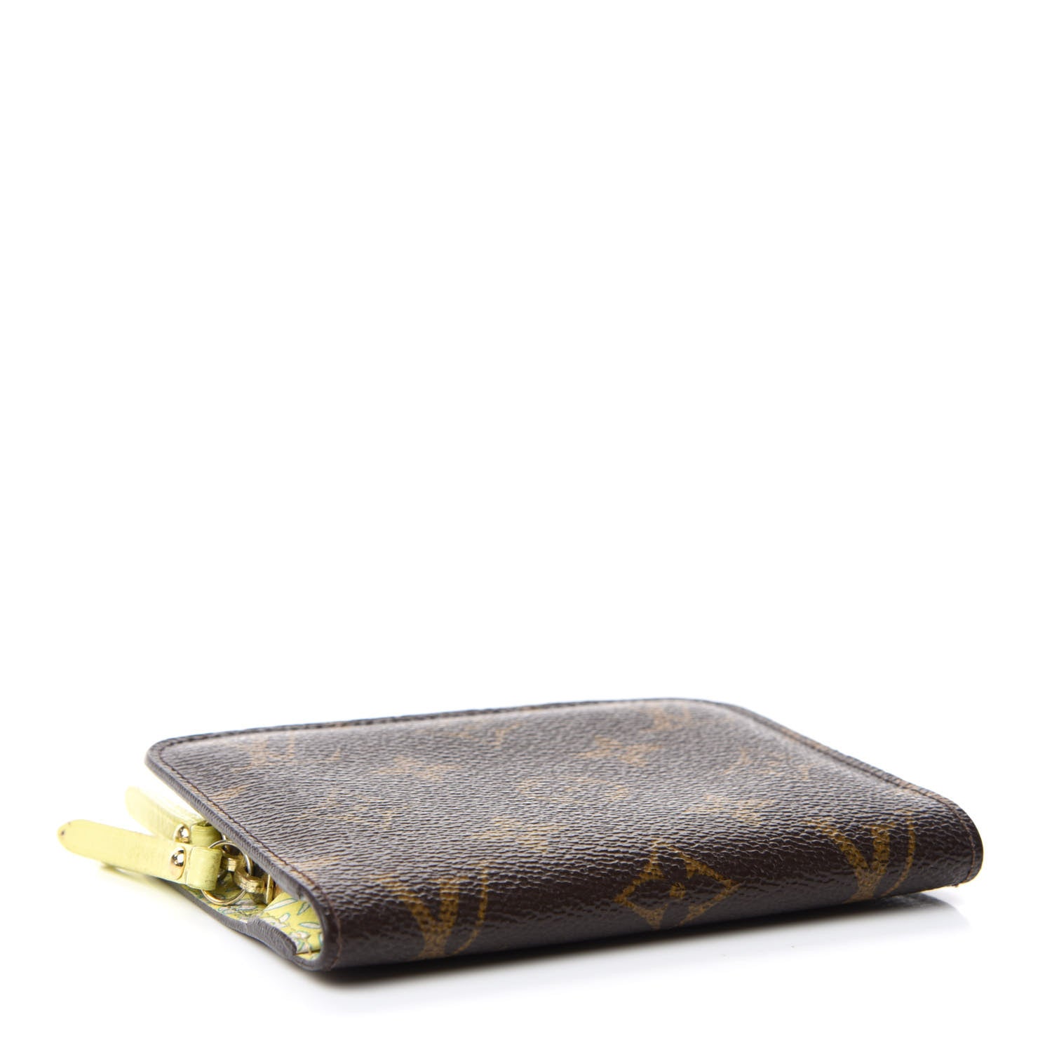 Louis Vuitton Monogram Fleuri Insolite Wallet PM Yellow 4 of 7