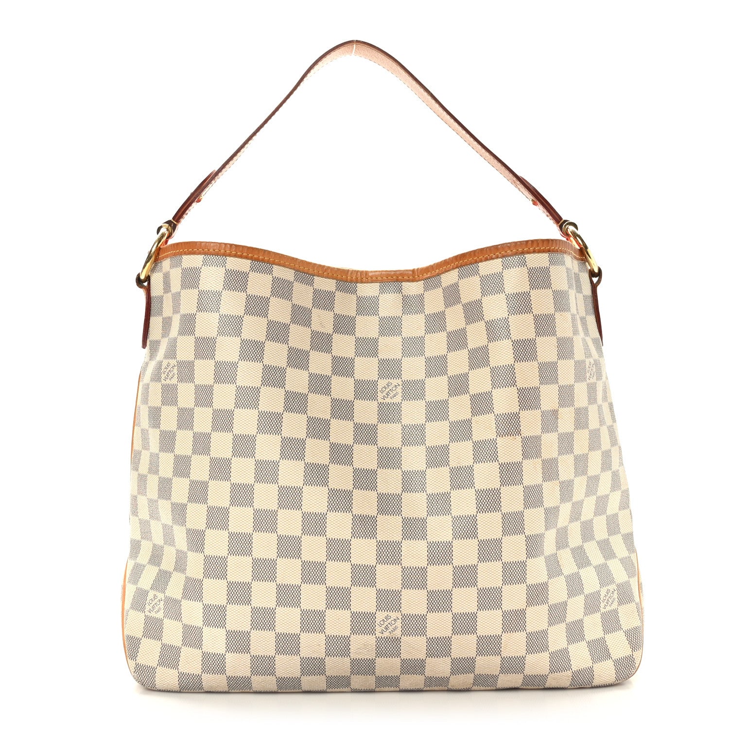 Louis Vuitton Damier Azur Delightful MM Pink 1 of 8