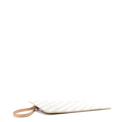 Louis Vuitton Damier Azur Neverfull MM GM Pochette Rose Ballerine 4 of 6