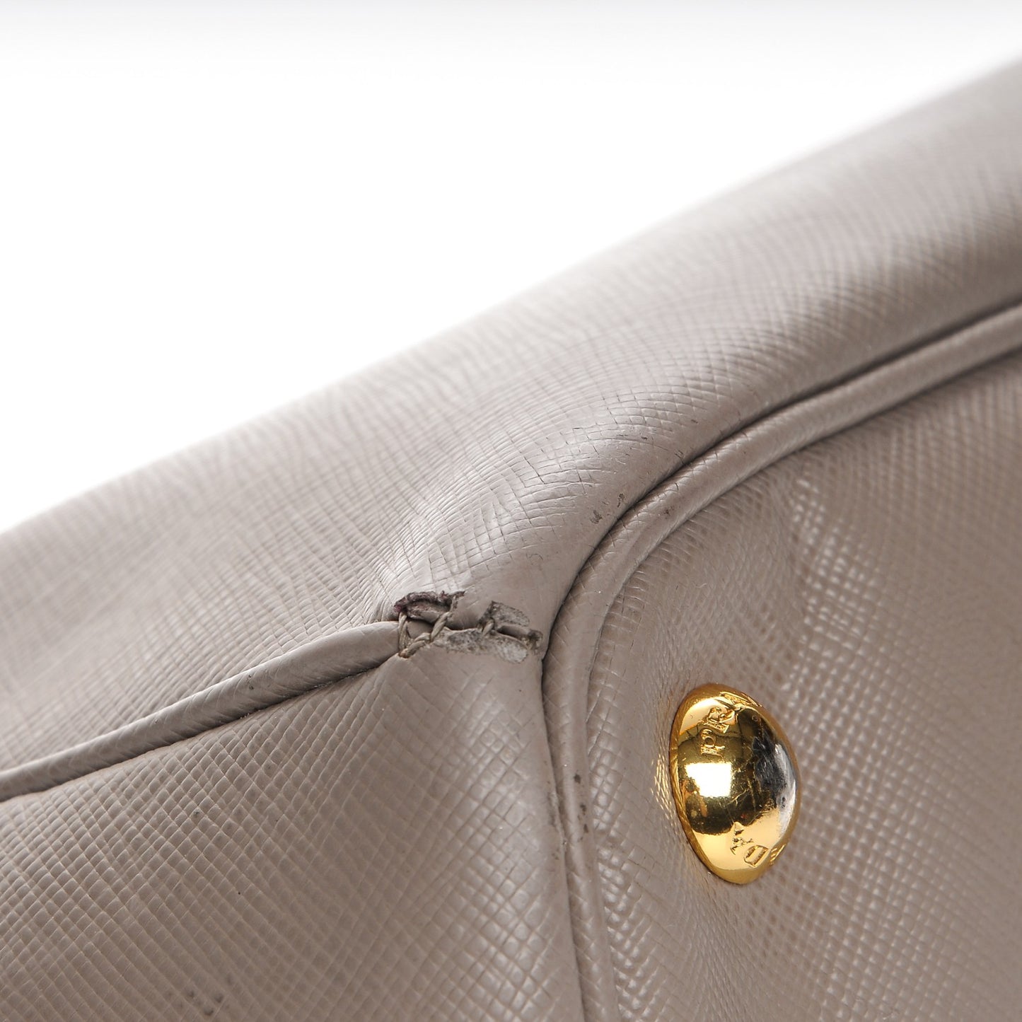Saffiano Large Galleria Double Zip Tote Argilla