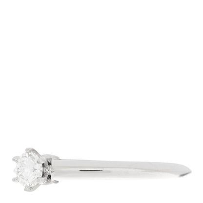 Tiffany Platinum Diamond .21ct Solitaire Engagement Ring 52 6 4 of 7