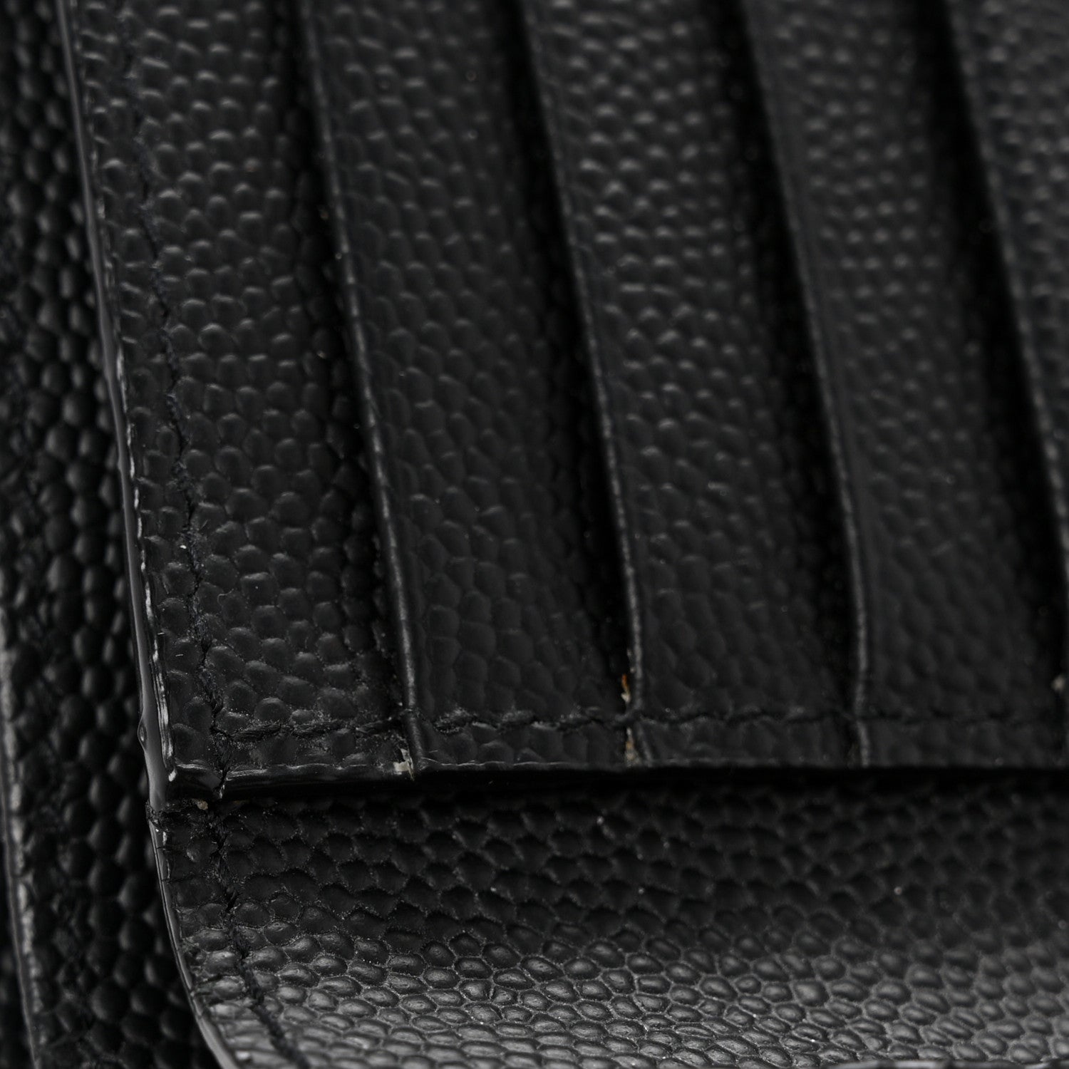 Saint Laurent Grain De Poudre Paris East West Wallet Black 8 of 9