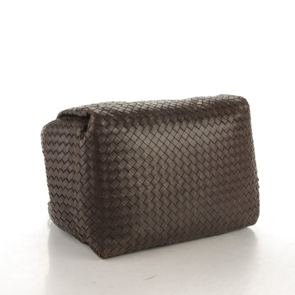 Bottega Veneta Nappa Intrecciato Parachute Bag Ebano 4 of 9