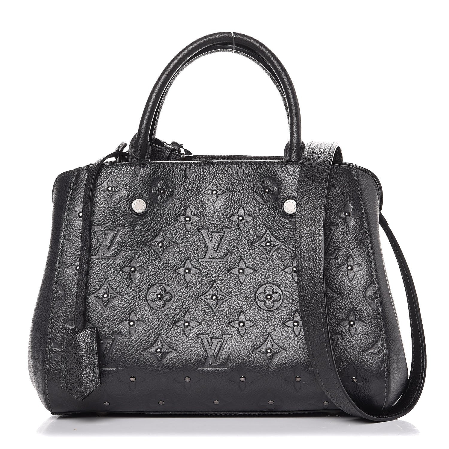 Louis Vuitton Empreinte Studded Montaigne BB Platine 1 of 15