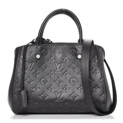 Louis Vuitton Empreinte Studded Montaigne BB Platine 1 of 15