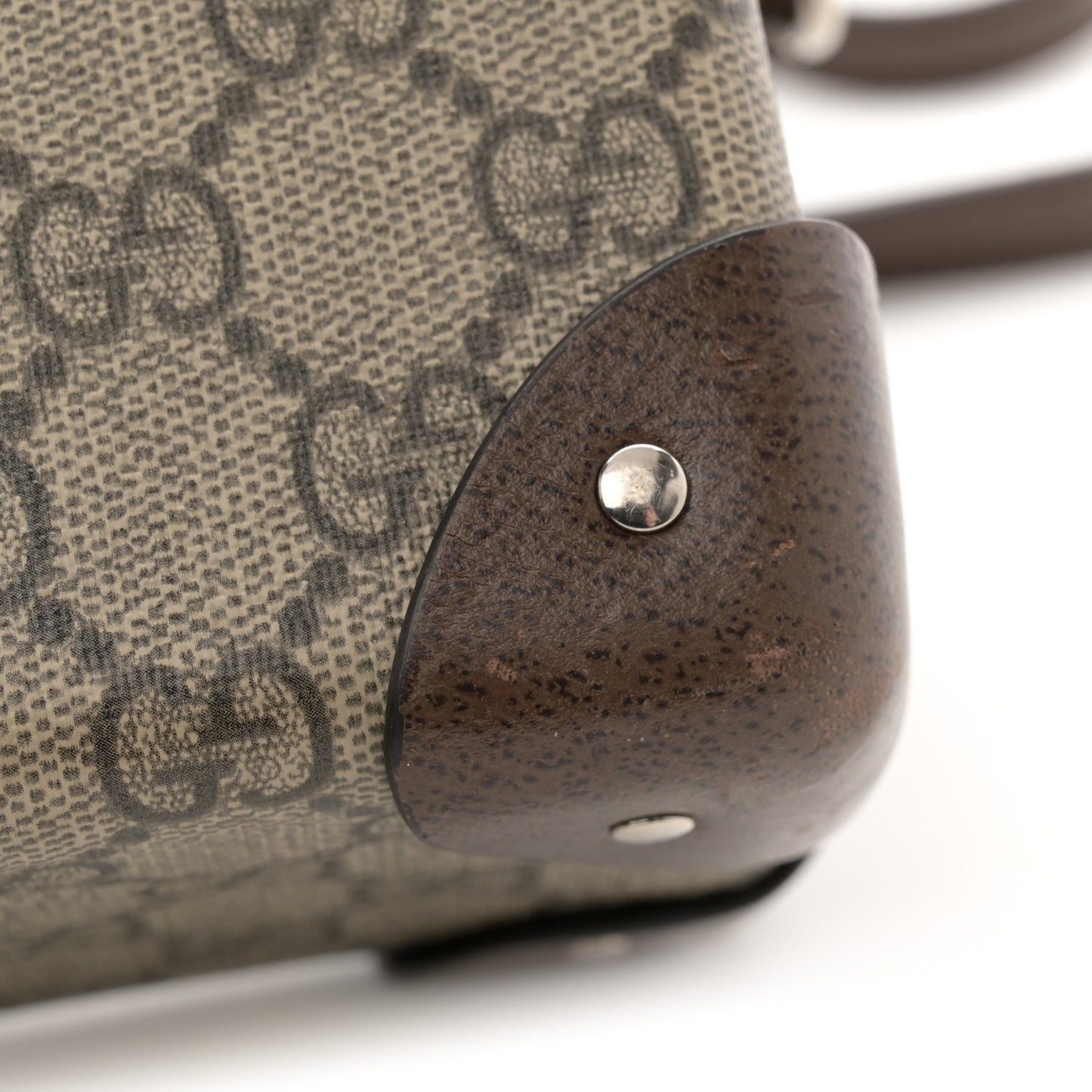 GG Supreme Monogram Globe-Trotter Beauty Case Brown