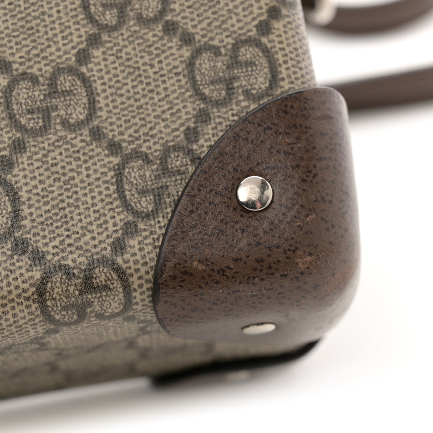 Gucci GG Supreme Monogram Globe-Trotter Beauty Case Brown 13 of 14