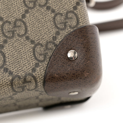 Gucci GG Supreme Monogram Globe-Trotter Beauty Case Brown 13 of 14