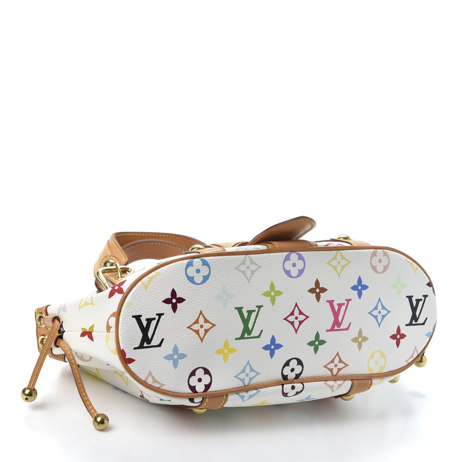 Louis Vuitton Monogram Multicolor Theda GM White 3 of 7