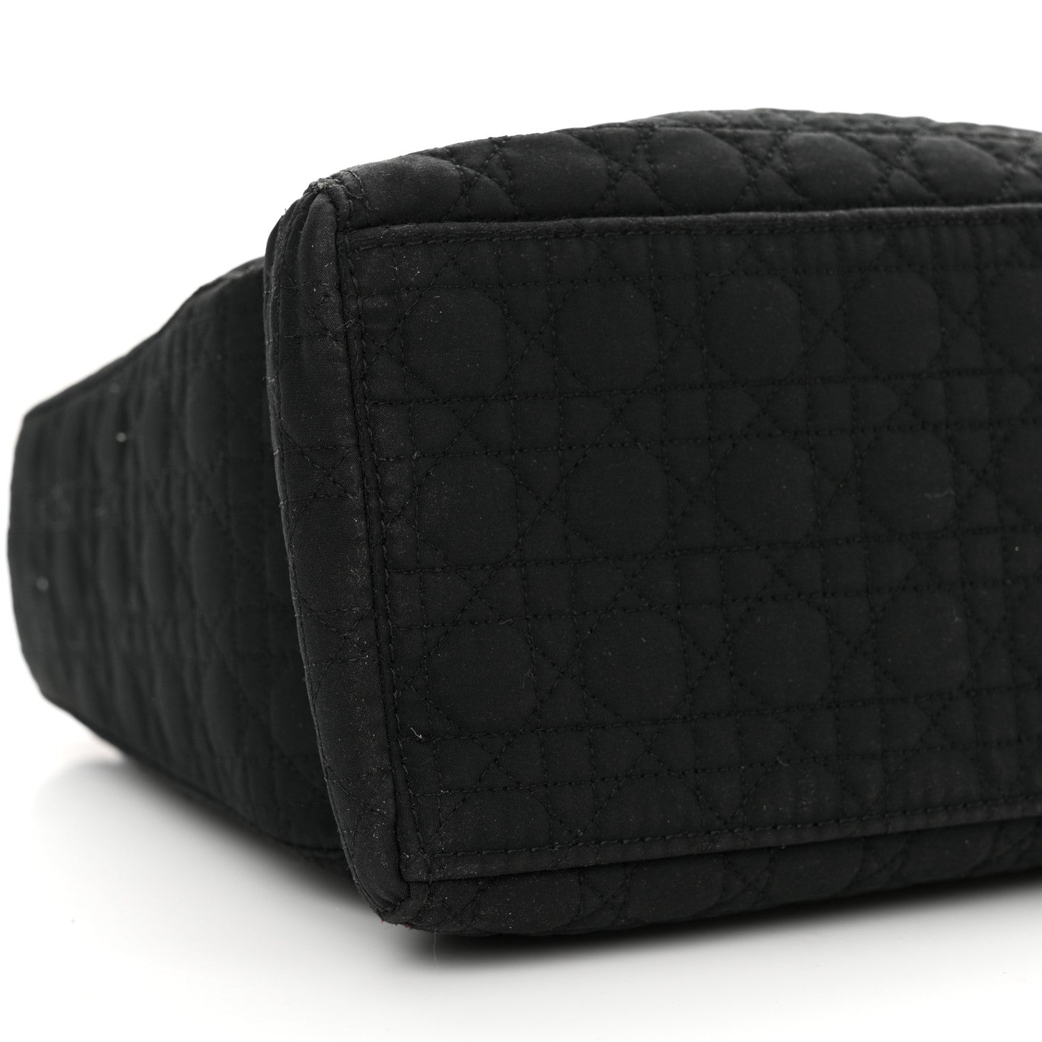 Christian Dior Nylon Cannage Medium Lady Dior Black 9 of 17