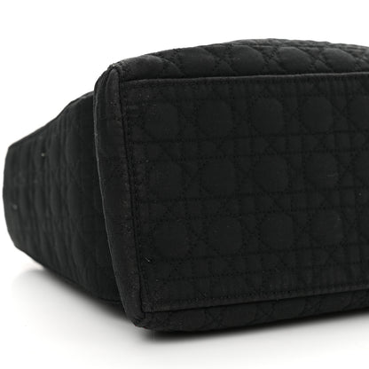 Christian Dior Nylon Cannage Medium Lady Dior Black 9 of 17