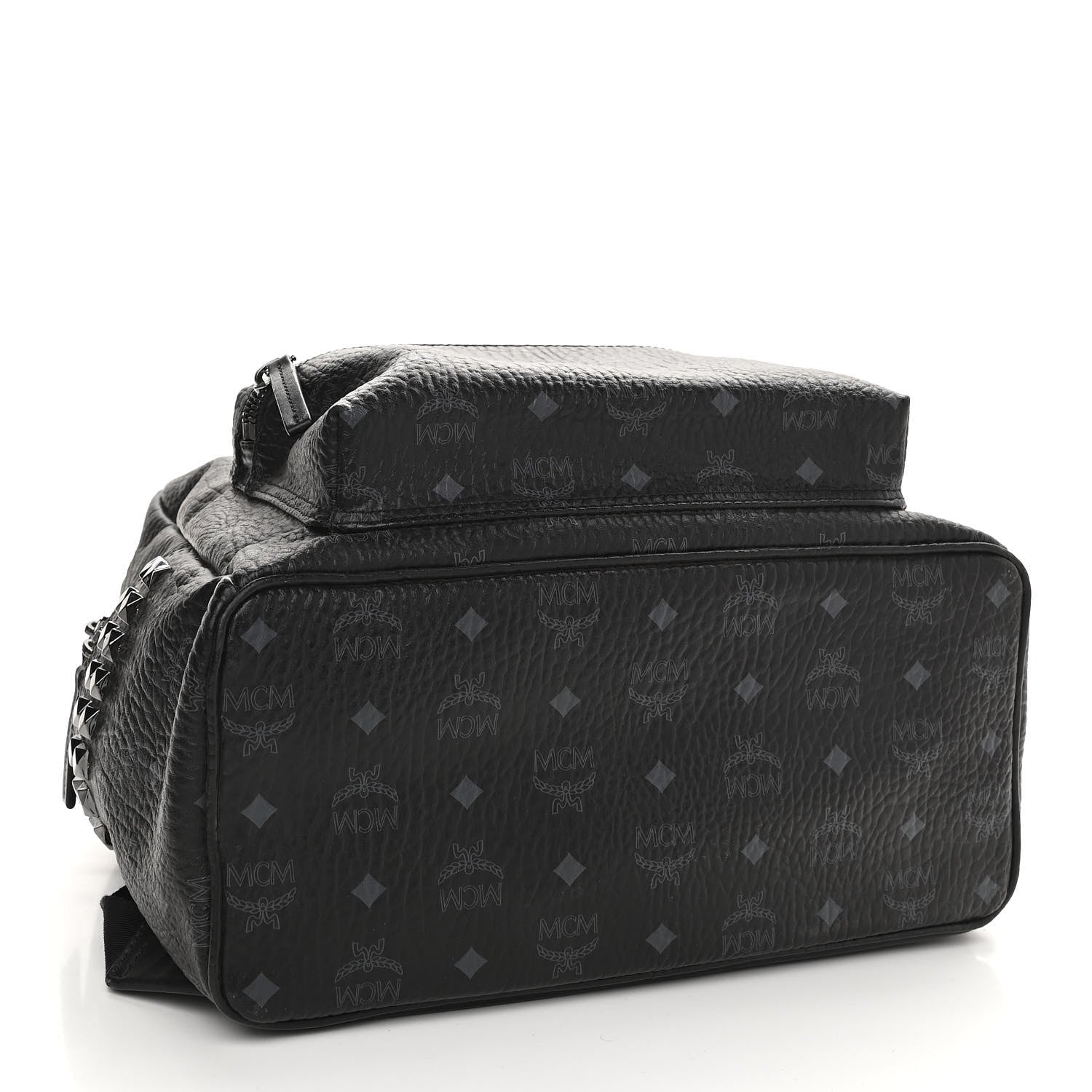 MCM Visetos Large Stark Backpack Black 4 of 16