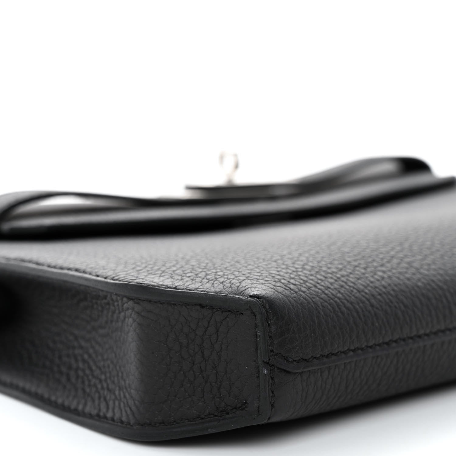 Hermes Togo Kelly Depeches 25 Pouch Black 10 of 11