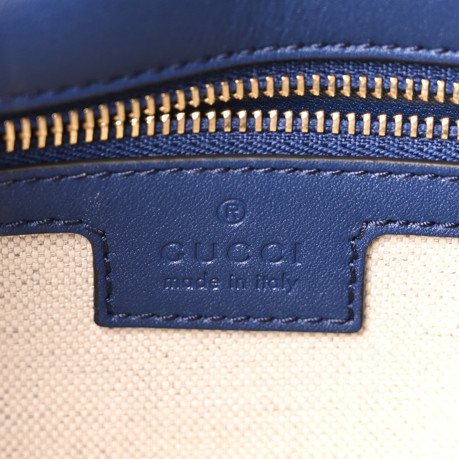 Gucci Roxy Calfskin Medium Blondie Top Handle Bag Blue Agata