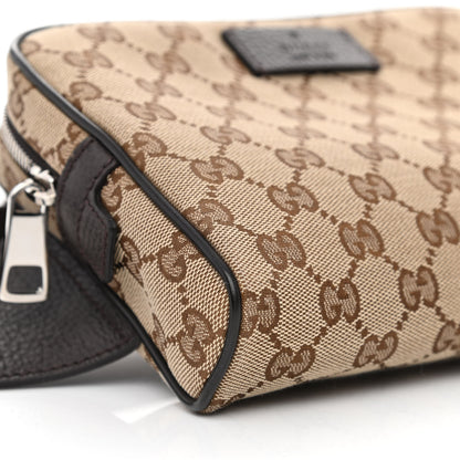 Gucci Monogram Belt Bag Dark Brown 9 of 10