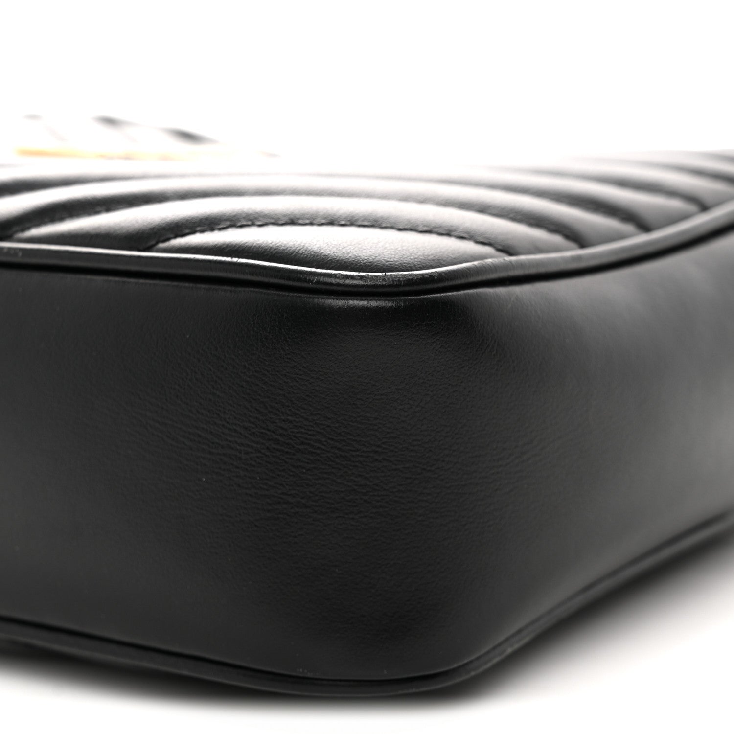 Saint Laurent Calfskin Matelasse Monogram Lou Camera Bag Black 10 of 13