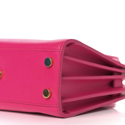 Saint Laurent Calfskin Nano Sac De Jour Lipstick Fuchsia 12 of 12